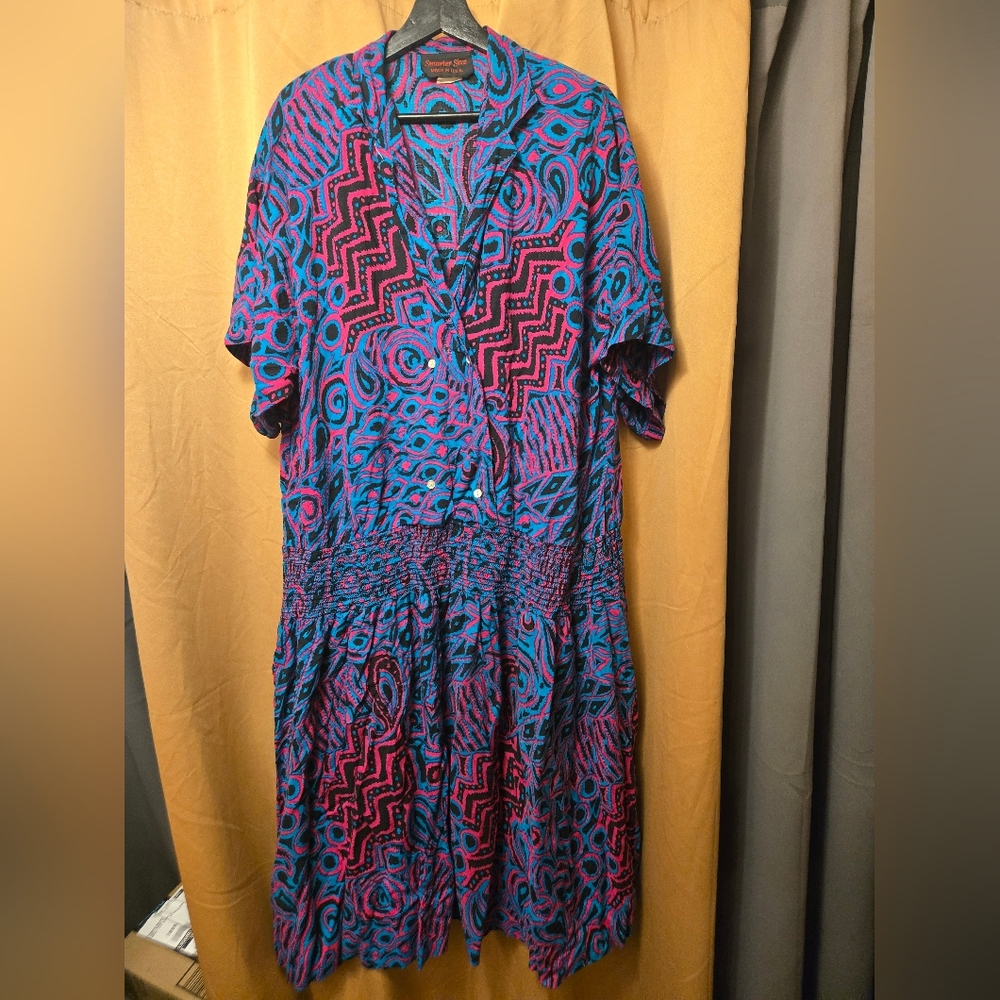Vintage 80s Smarter Size Dress